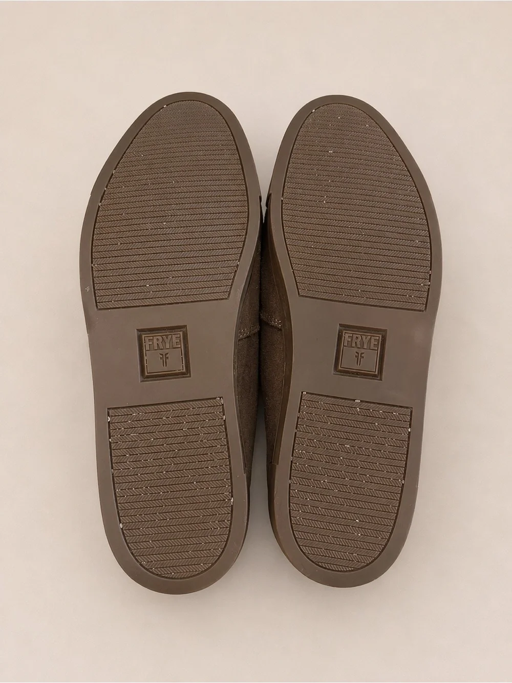 FRYE Brown Suede Shearling Fleece Lined Slip On Sneakers Shoes Size 7.5